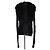 Autre Marque Chaleco Saint Laurent de algodón negro
