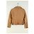 Giacca in pelle beige Gerard Darel - vista 3