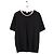 Camiseta de algodón negra Junya Watanabe Negro