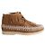 Autre Marque Boots Suede mini boot with fringes camel