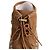Autre Marque Boots Suede mini boot with fringes camel - vue 5