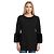 Michael Kors Collection Black Mink Kaschmir-Pullover mit Bündchen Schwarz - Ansicht 4