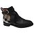 Burberry Botines planos de piel y estampado Check Black / Archive Beige Negro - vista 2