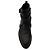 Burberry Botines planos de piel y estampado Check Black / Archive Beige Negro - vista 4
