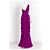 Vera Wang One-Shoulder Drapiertes Chiffon-Abendkleid Lila - Ansicht 4