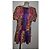 Peter Pilotto Seidenkleid mit abstraktem Print Braun Pink Blau Mehrfarben Orange Lila - Ansicht 2