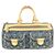 Borsa Boston Louis Vuitton Monogram Denim Neo Speedy Blu Monogramma