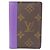 Organizer Louis Vuitton Monogram Macassar Card Case Marrone Porpora Monogramma