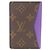Organizer Louis Vuitton Monogram Macassar Card Case Marrone Porpora Monogramma - vista 2
