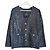 Maje Cardigan mit Pailletten Grau