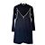 Maje schwarzes verziertes Slip-Kleid mit Mock-Neck-Top