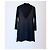 Maje schwarzes verziertes Slip-Kleid mit Mock-Neck-Top - Ansicht 2