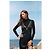 Maje schwarzes verziertes Slip-Kleid mit Mock-Neck-Top - Ansicht 6