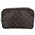 Louis Vuitton Bolsa de Mão Vintage Monogram Canvas Trousse Toilette 23 Marrom