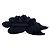 Chanel Vintage Brosche aus schwarzer Wolle mit Kamelienblume - Ansicht 6