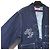 Kenzo Kimono Denim bestickte Jeansjacke Blau - Ansicht 3