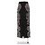 Autre Marque Gonna maxi nera con ricami Nero - vista 2