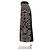 Autre Marque Gonna maxi nera con ricami Nero - vista 4