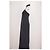 Vestido largo de seda negro High MAGALA - vista 6