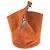 Sac Lotus Khaite en daim camel - vue 4