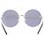 Gafas de sol redondas Nina Ricci de metal azul - vista 3