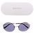 Gafas de sol redondas Nina Ricci de metal azul - vista 7