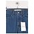 Jeans High RUADH blu in cotone a vita alta US 25 - vista 3