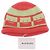 Acne Gorro verde e coral