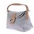 Borsa Fendi Mamma Baguette in tela monogrammata blu - vista 2