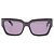 Longchamp Schwarze Sonnenbrille mit silbernem Logo - Ansicht 2