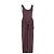 Vestido maxi castanho KOOKAÏ