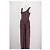 Vestido maxi castanho KOOKAÏ - vista 5