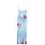 Rat & Boa Maxikleid blau mit Blumenmuster - Ansicht 6