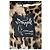 Autre Marque Abrigo largo negro V.DENOYELLE con cuello de piel de leopardo - vista 7