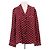 Autre Marque Camicia di seta con cuori