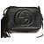 Borsa a tracolla Gucci Soho Disco in pelle nera Nero