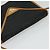 Autre Marque SAINT LAURENT Bolsa de ombro em couro preto e dourado - vista 6