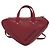 BALENCIAGA Triangle Duffel Hand Bag Leather 2way Red 476975 - vista 13