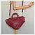 BALENCIAGA Triangle Duffel Hand Bag Leather 2way Red 476975 - vista 23