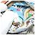 PRADA Tote Bag Vinyl Leather Clear Multicolor Silver BR2515 - vista 12