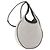 Hermès HERMES Sac Luco MM Shoulder Bag Canvas Leather Gray Black Silver