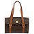 Céline CELINE Macadam Canvas Hand Bag PVC Leather Brown - vista 13