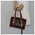 Céline CELINE Macadam Canvas Hand Bag PVC Leather Brown - vista 23