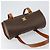 Céline CELINE Macadam Canvas Hand Bag PVC Leather Brown - vista 6