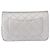 CHANEL Matelasse Chain Wallet Cuir Silver CC - vue 2