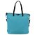 PRADA Tote Bag Nylon 2way Turquoise Blue Silver - vista 13