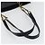 CHANEL COCO Mark Chain Shoulder Bag Lamb Skin Black Gold CC - vista 7