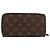 LOUIS VUITTON Monogram Totem Zippy Wallet Purple Red blue M61364 LV - vista 2