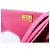 CHANEL Schultertasche mit Kette aus Leder Rosa Silber CC - Ansicht 12
