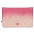 CHANEL Schultertasche mit Kette aus Leder Rosa Silber CC - Ansicht 13